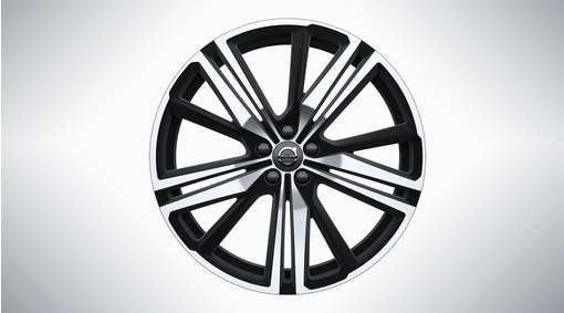 21" 5 radios triples Matt Black Diamond Cut - 1013