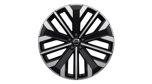 21" 5 radios Multi Spoke Black Diamond Cut - 1285